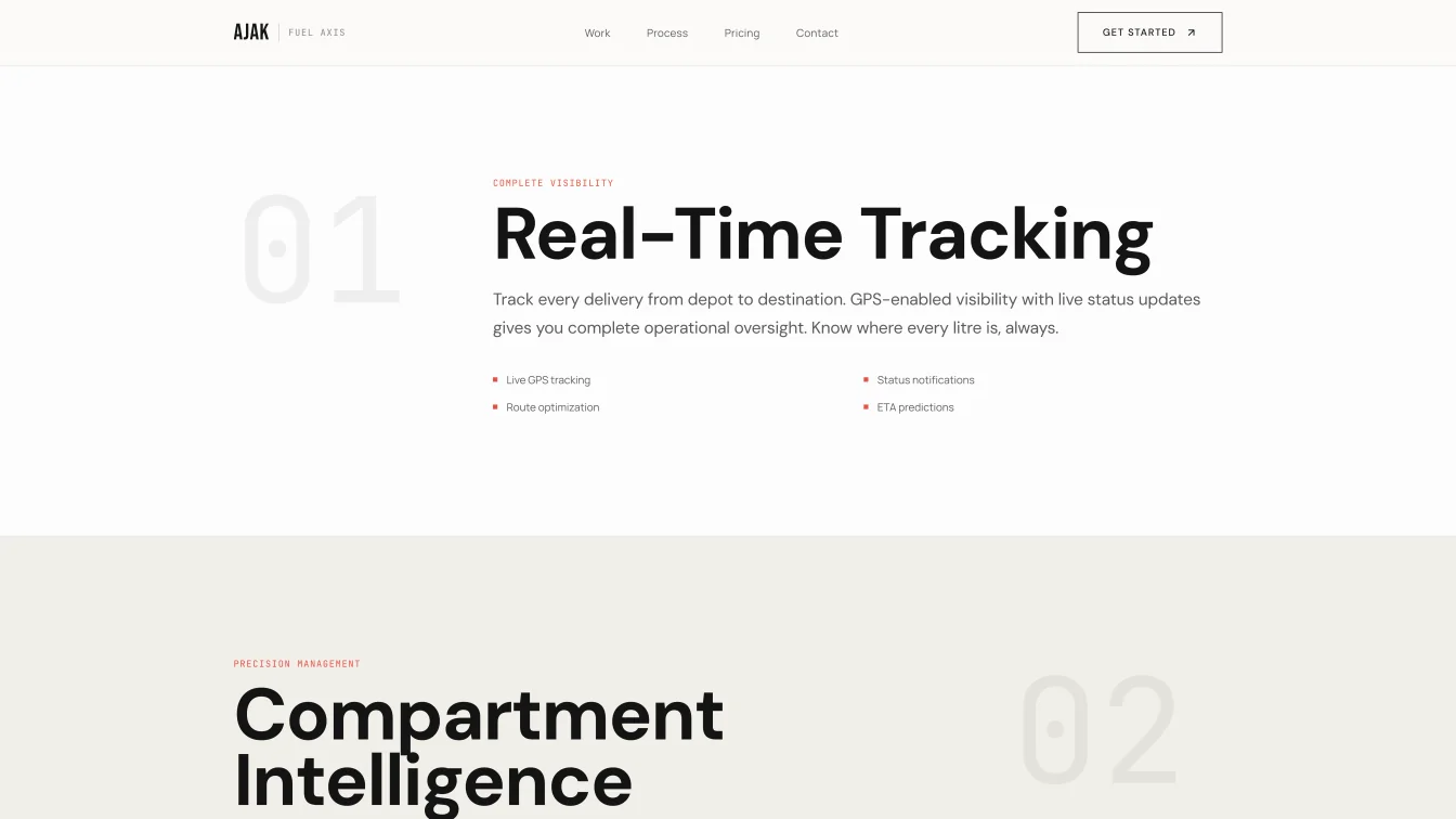 AJAK Fuel Axis - real-time tracking and compartment intelligence